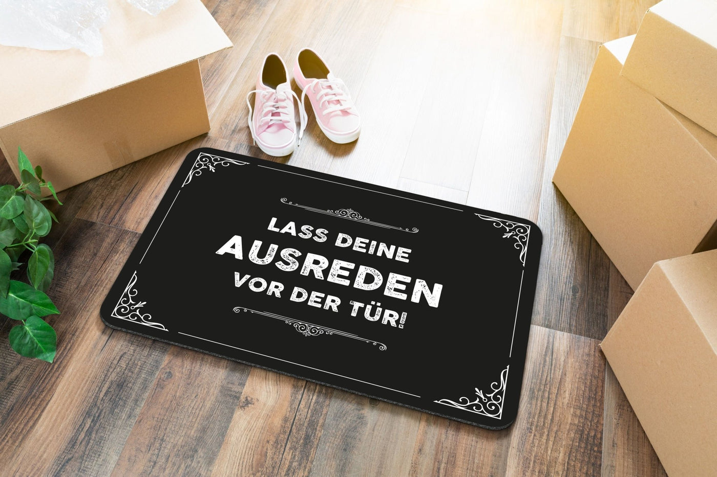 Fußmatte - Lass Deine Ausreden vor der Tür! - Erfolgsleben
