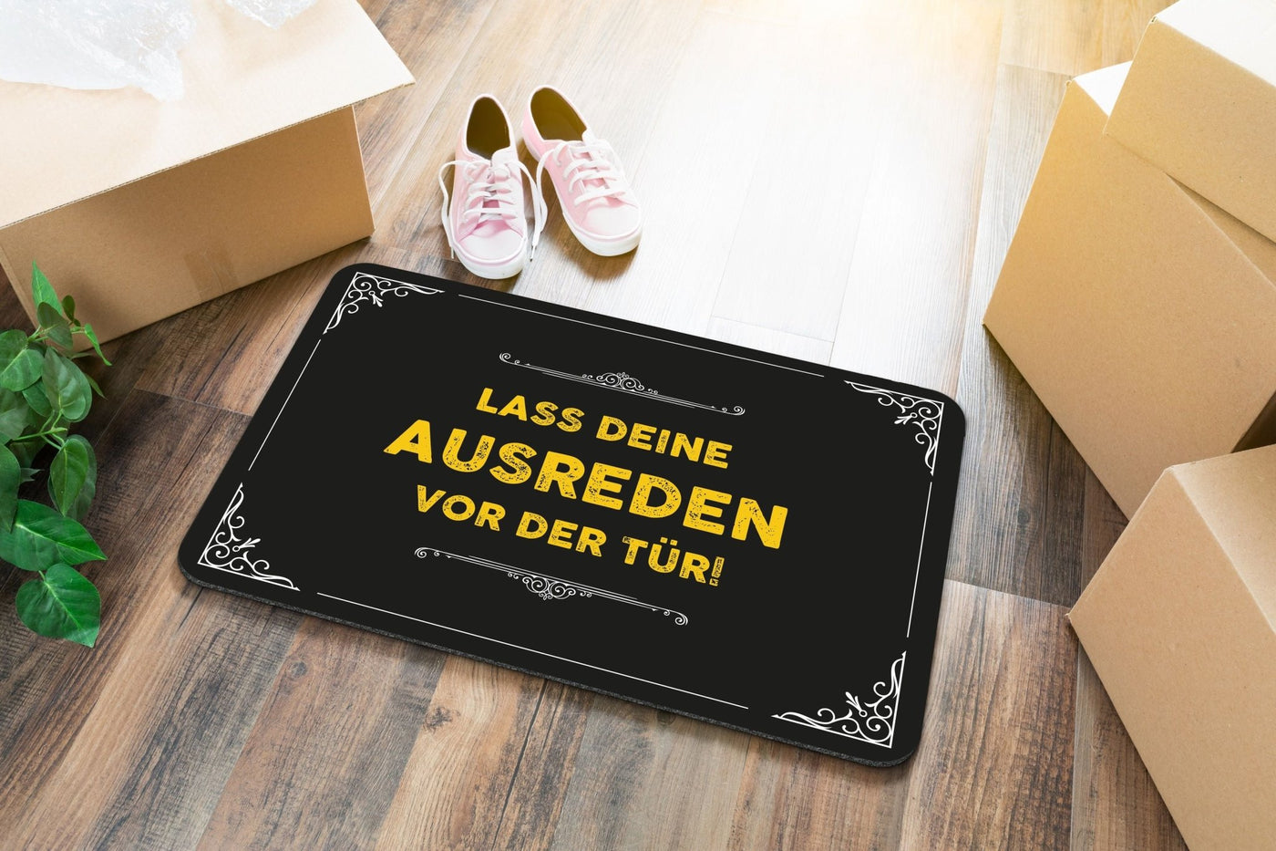 Fußmatte - Lass Deine Ausreden vor der Tür! - Erfolgsleben