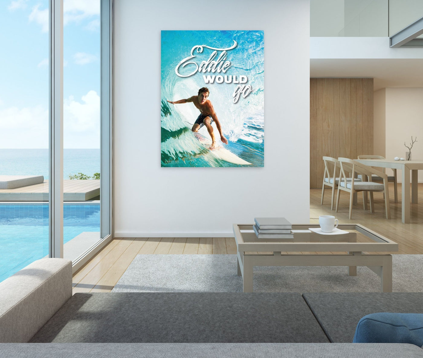 Leinwand - Eddie would go - Erfolgsleben
