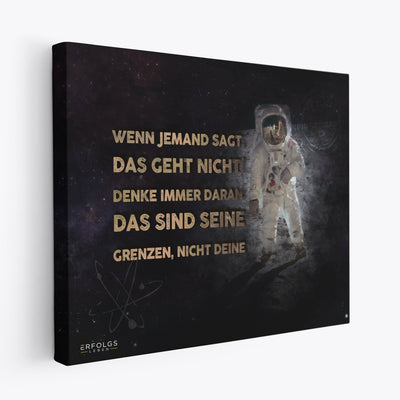 Leinwand - Keine Grenzen - Erfolgsleben